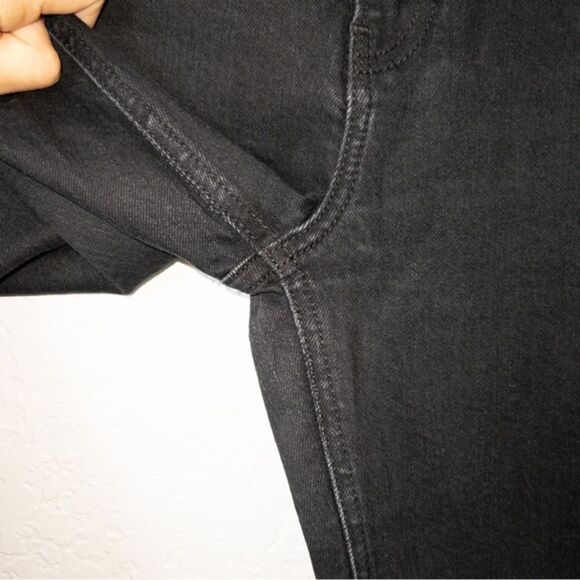 Reformation Faded Black Destroyed High & Skinny Jeans Size 29 - Picture 5 of 9